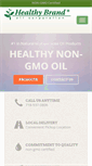 Mobile Screenshot of healthybrandoil.com